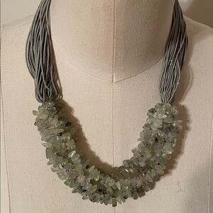 Handmade Peridot Bead Necklace
